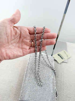 Judith Leiber rhinestone crystal embellished small shoulder bag
