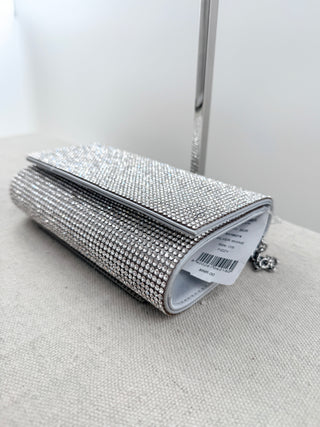 Judith Leiber rhinestone crystal embellished small shoulder bag