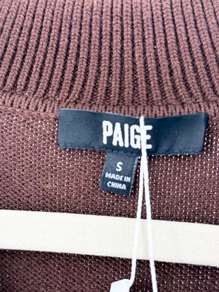 Paige cotton blend knit top, S