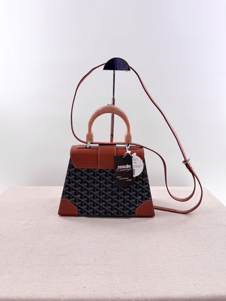 Goyard goyardine saigon top handle bag