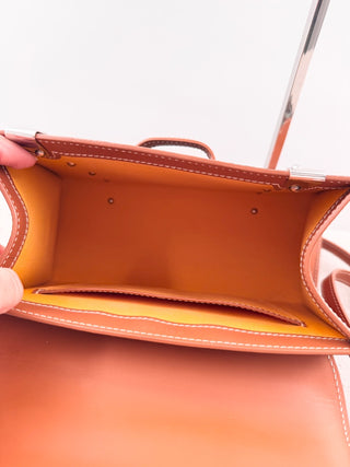 Goyard goyardine saigon top handle bag