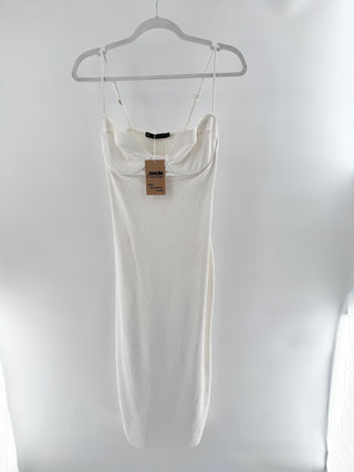 VIX sleeveless knit midi bodycon dress, M