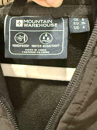 Mountain Warehouse Exodus Water Resistant Softshell Jackets Jet Black Women's XS