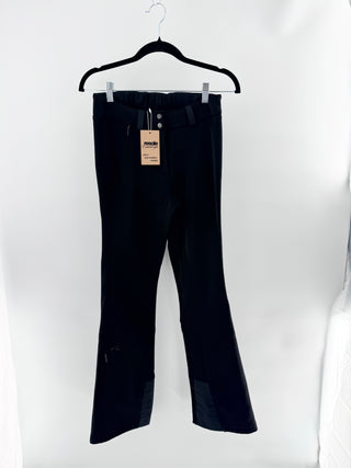 kjus ski pants featuring sleek, tailored silhouette with mid-rise waist, snap-button closure, designed in technical stretch fabric, XS