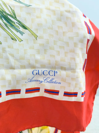 Gucci silk scarf square