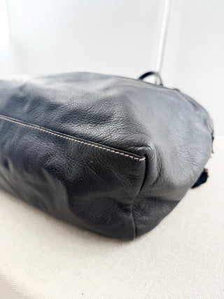 Gucci leather backpack