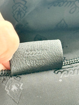 Gucci leather backpack