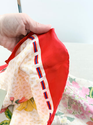 Gucci silk scarf square