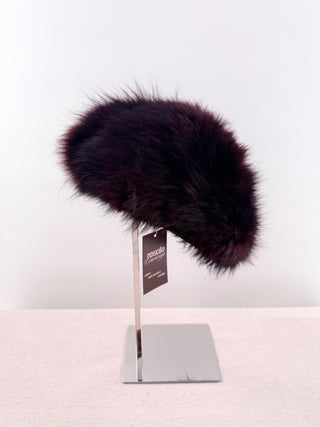 Schiaparelli vintage fur hat