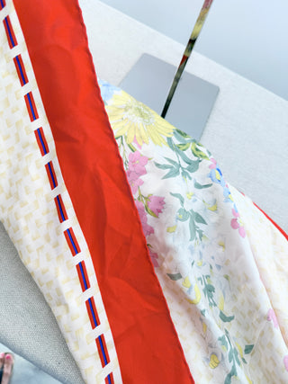 Gucci silk scarf square