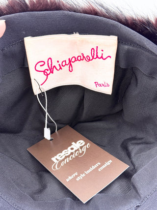 Schiaparelli vintage fur hat
