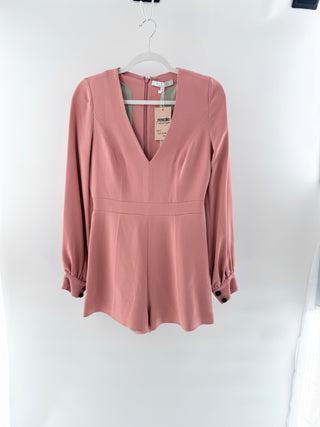 Alexis v neck long sleeve romper, S