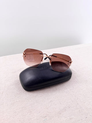 Cartier CT0394S Classic C Motif Rimless Sunglasses