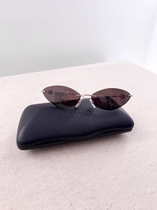 Balenciaga BB 0536 sunglasses metal