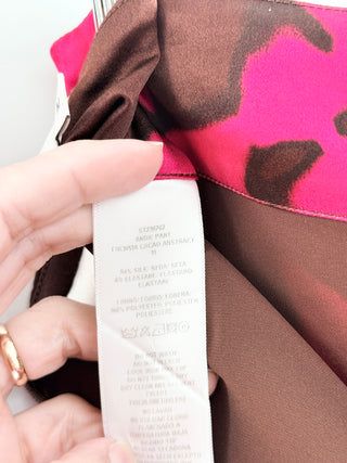 Silvia Tcherassi matching silk set crop top and pants, M