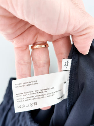 We-ar4 crop pants with elastic waist, S