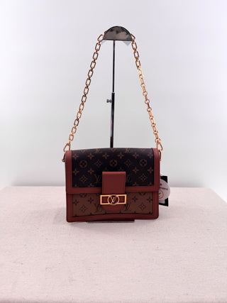 Louis Vuitton dauphine MM bag with chain