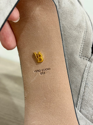 NWOT Veronica Beard Dali Suede Stiletto Heel Platform Ankle Boots Gray Women's 9