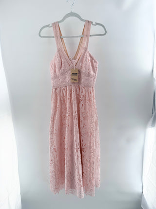 ML Monique Lhuillier lace midi dress sleeveless, 4