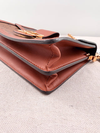 Louis Vuitton dauphine MM bag with chain