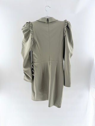 Lavish Alice Sage green wrap blazer dress, US 6