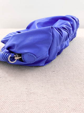 Rebecca Minkoff nylon ruched clutch bag