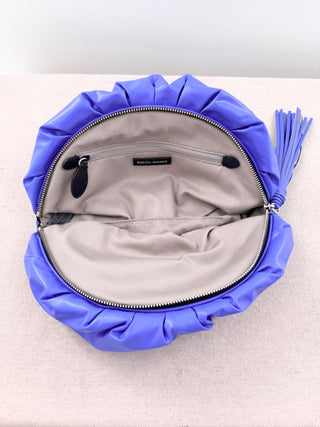 Rebecca Minkoff nylon ruched clutch bag