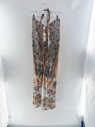 Jean Paul Gaultier Vintage paisley mesh halter dress, 8