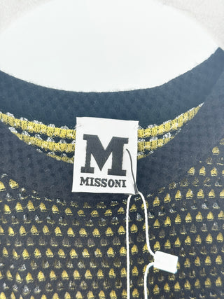 Missoni Multicolor zigzag knit sleeveless dress, XS