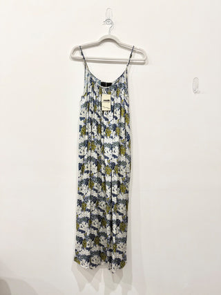 No.6 Store Floral Print Sleeveless Scoop Neck Flowy Maxi Sundress Multi Womens S
