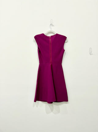 BCBGMaxazria Kamara Sleeveless A-Line Fit & Flare Mini Dress Purple Women's S