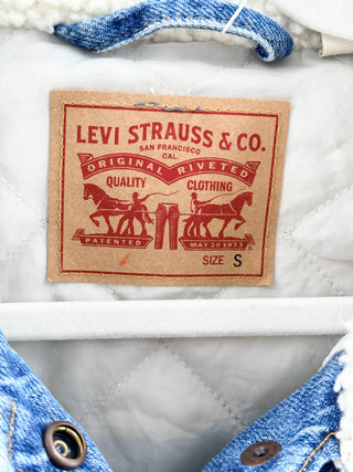 Levi's shearling detail denim jacket, S