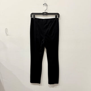 Vince Jersey Ponte Knit Mid-Rise Slim-Fit Pull-On Trousers Black Women's Size S