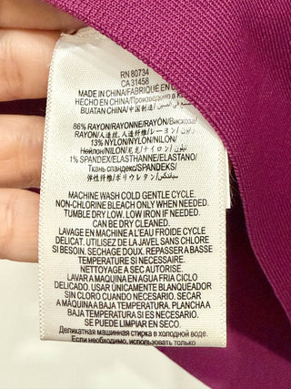 BCBGMaxazria Kamara Sleeveless A-Line Fit & Flare Mini Dress Purple Women's S
