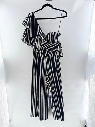 Alice & Olivia striped strapless jumpsuit, 8