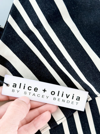 Alice & Olivia striped strapless jumpsuit, 8