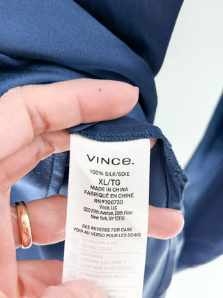 Vince silk blouse, XL