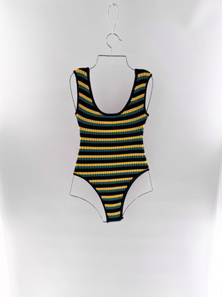 Tropic of C Dune Ribbed One-Piece Swimsuit, S