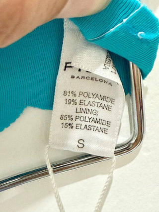 Pilyq white pineapple pattern bikini set NWT, S