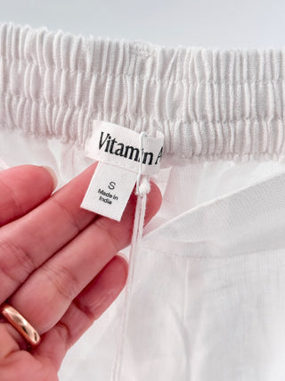 Vitamin A Tallows Linen Short, S