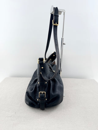 Louis Vuitton leather mahina shoulder bag