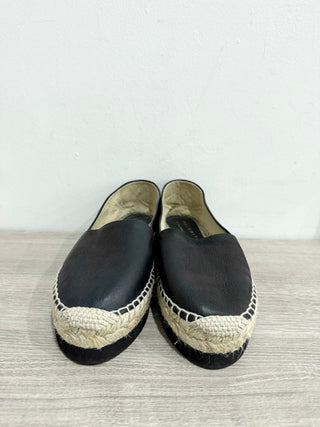 Palomitas by Paloma Barcelo Leather Slip On Espadrilles Flat Shoes Black EU 37