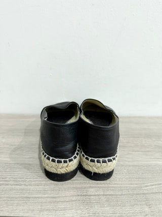 Palomitas by Paloma Barcelo Leather Slip On Espadrilles Flat Shoes Black EU 37