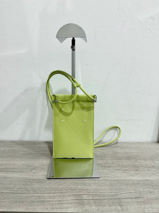 NWT Maison Margiela Four Stitches Leather Pouch Phone Bag with Crossbody Strap