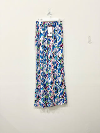Zara blue casual pants NWT, S