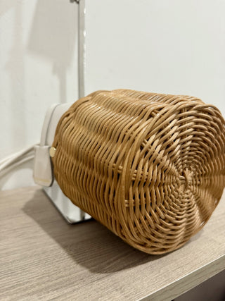 Paloma Barcelo cream hand bag