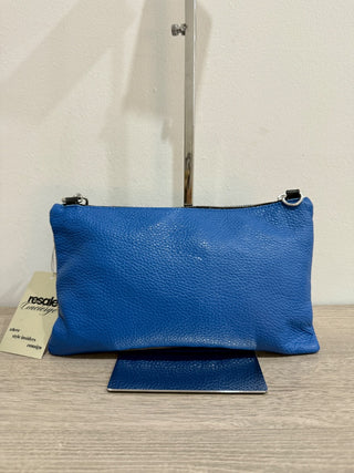 Barbara Rihl Blue Miami-themed Handbag w/strap