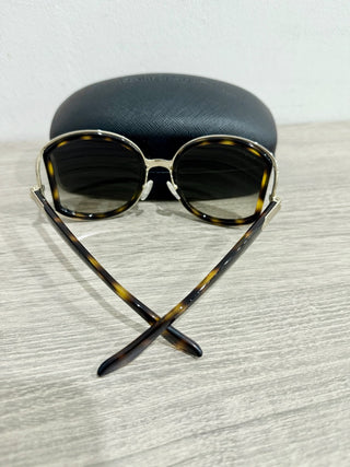 Salvatore Ferragamo SF 719 Tortoiseshell Gray Lens Oversized Sungalsses