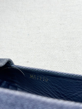 Louis Vuitton logo denim espadrilles, 39