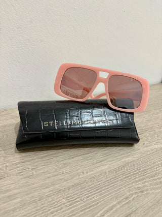 Stella McCartney SC400491 pink frame, brown lens